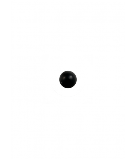 Piercing bola 1.6mm en acrílico negra