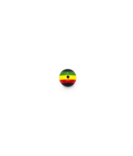 Bola piercing 1.6mm rasta