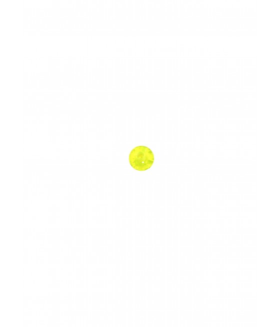 Bola para piercing 1.2mm Amarilla en acrílico