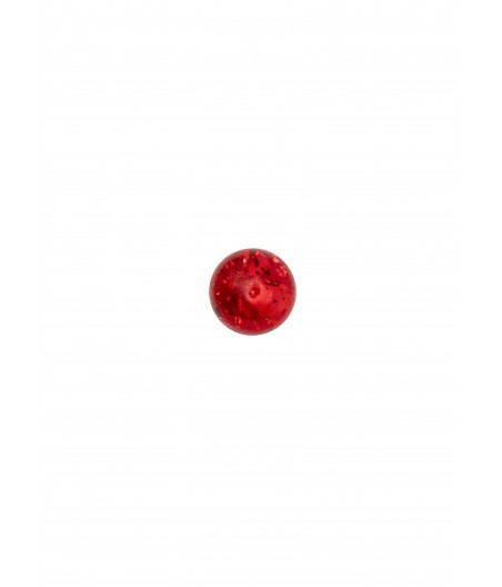 Bola para piercing Roja en acrílico 1.6mm