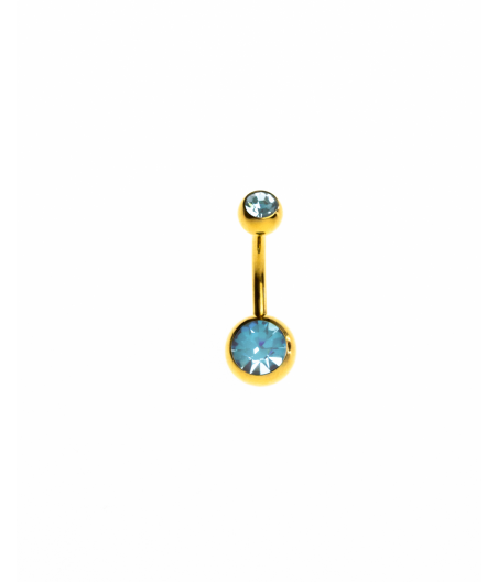 Piercing ombligo dorado "Gold Navel"