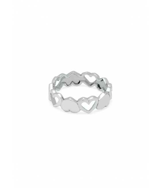 Anillo de Corazones de Plata "Wild Hearts"