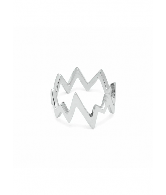 Anillo en plata con picos pronunciados "Everest"