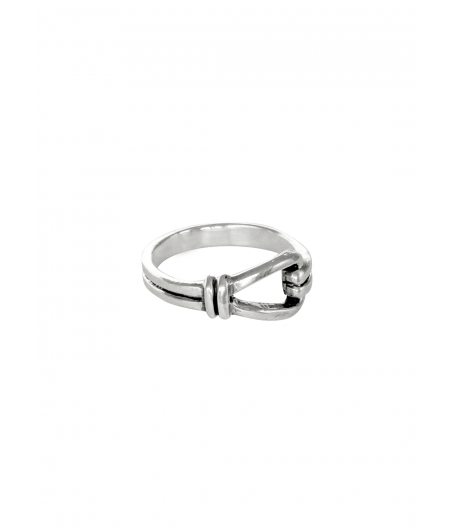 Anillo en plata nudo "Ballestinque"