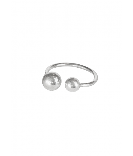 Anillo bolas Plata "Shine"