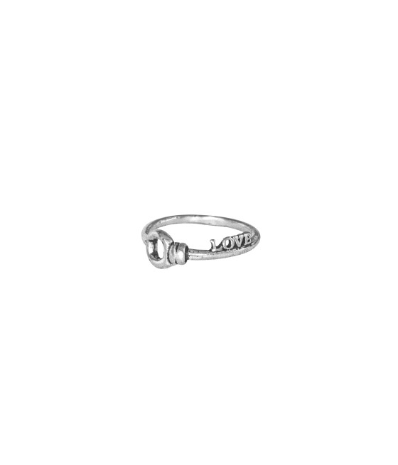 Anillo nudo de llave "Love" de Plata