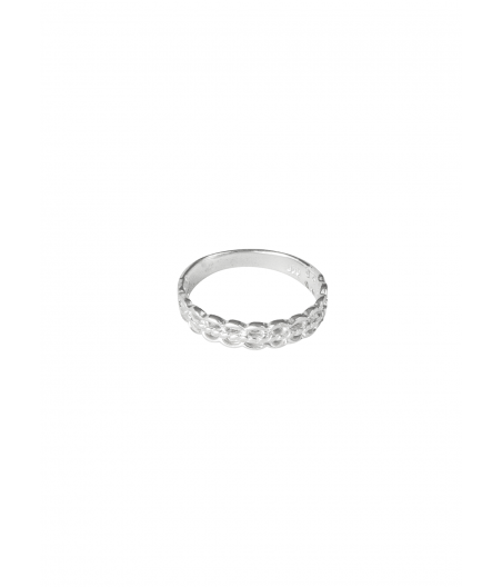 Anillo Cadena Plata "Riff"