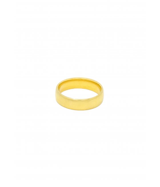 Anillo acero dorado grueso "Ringo"