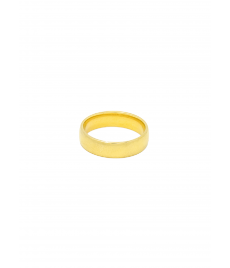 Anillo acero dorado grueso "Ringo"