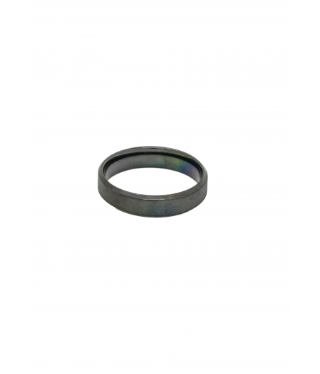 Anillo acero negro grueso "Cole"