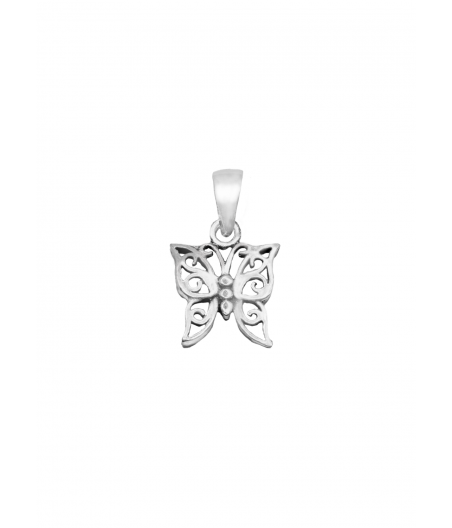 Colgante en forma de mariposa de plata "Beauty"