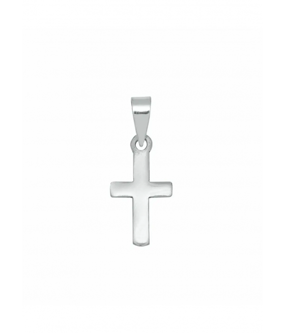 Colgante cruz mujer de plata "Cristi"
