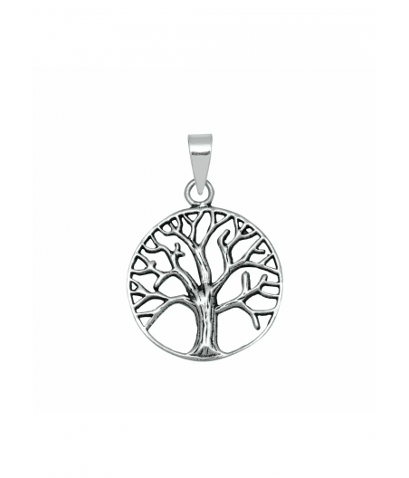 Árbol de la vida grande plata "Kin"