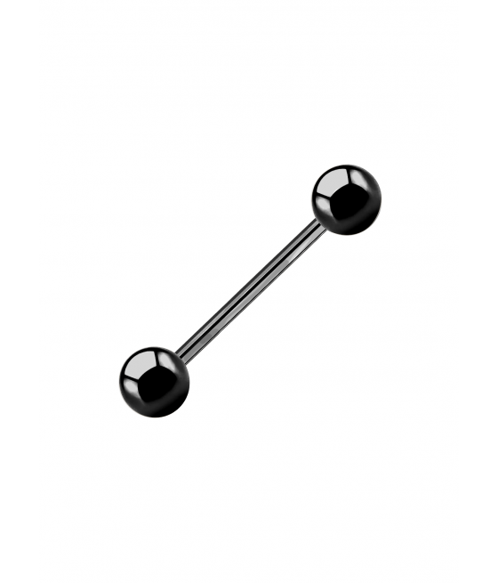 Barbell piercing 1.2mm dos bolas