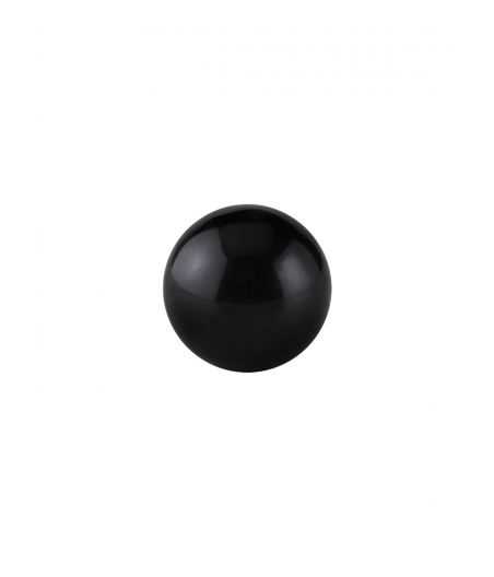 Bola para piercing 1.2mm en acrílico negra