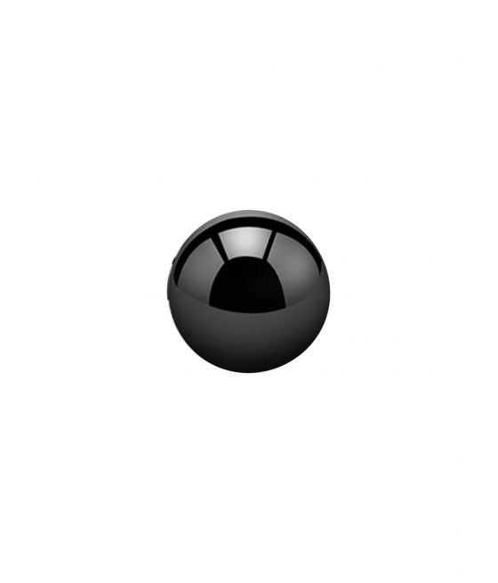 Piercing bola de acero negro 1.6mm