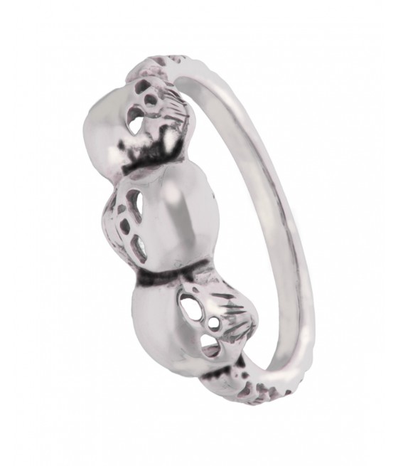 Anillo de Calavera Plata...